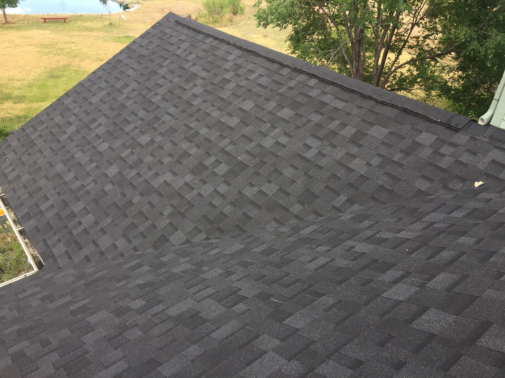 New House Roof Install Fort Collins Owens Corning Oakridge Onyx Black Bob Behrends Roofing Gutters