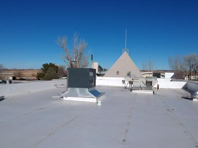 TPO roof we installed on Farmers Reservoir & Irrigation Company.