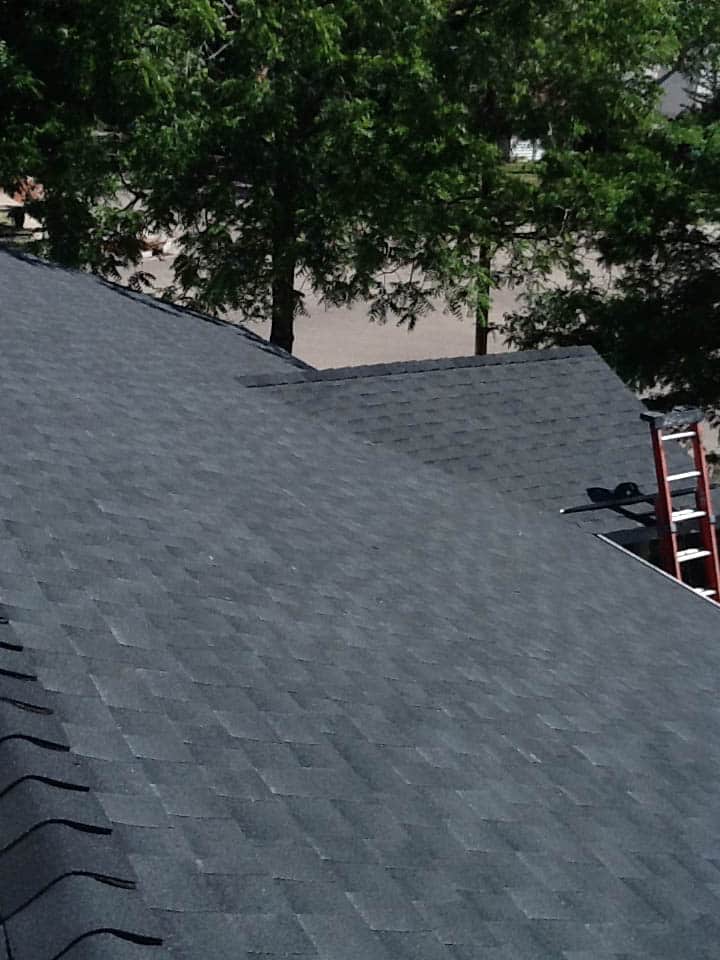 new asphalt shingle roof on house in Fort Collins